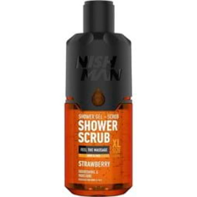 Гель для душа NISHMAN SHOWER GEL+SCRUB MINERAL SCRUB STRAWBERRY