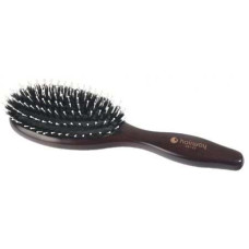 Щетка для волос Hairway Lady 08132 на деревянной основе 8-рядная овальная