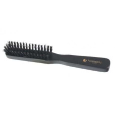 Щетка для волос Hairway Black Imagin 08190 на деревянной основе 4-рядная прямоугольная