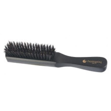 Щетка для волос Hairway Black Imagin 08191 на деревянной основе 5-рядная прямоугольная