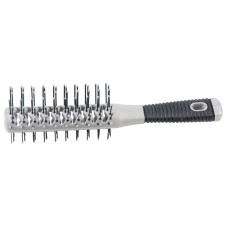 Щетка для волос Hairway Vent 8001-32 туннельная двусторонняя серебро